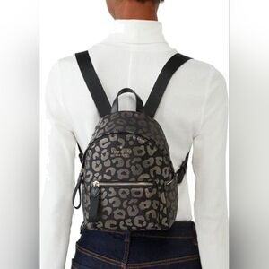 Kate Spade Metallic Leopard Print Mini Backpack NWT Limited Edition